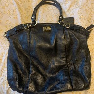 Authentic leather Coach bag